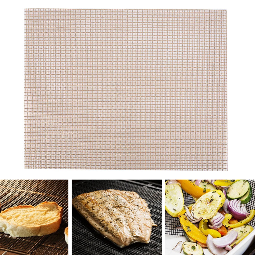 Wiederverwendbare, Antihaftbeschichtete Grillmatte Zum Kochen, Backen, Picknicken Und Frittieren (braun)