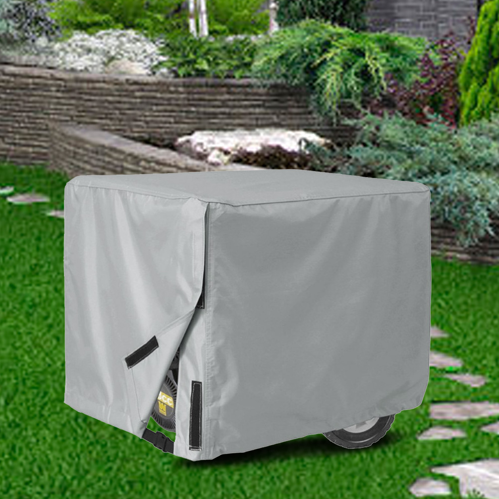 Wasserdichte, Staubdichte Abdeckung Für Elektrische Generatoren Im Außenbereich Für Garten, Terrasse Und Terrasse (grau)