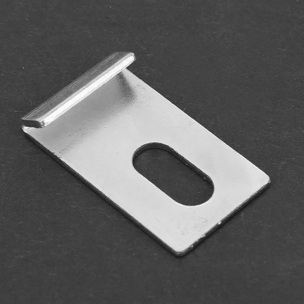 10 Stück Gewächshaus-fußclips, Silberne Metallbefestigungen, Befestigungsset, Werkzeug