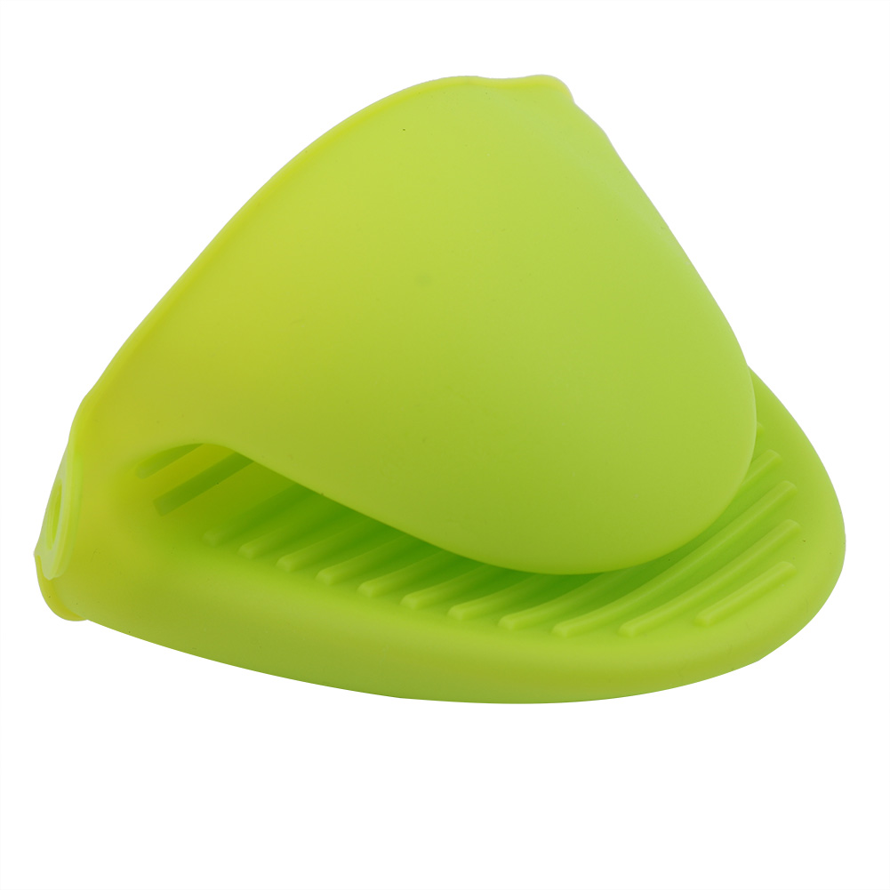 1 Stück Hitzebeständiger, Rutschfester Kochhandschuh Für Mikrowelle Und Backofen, Grün