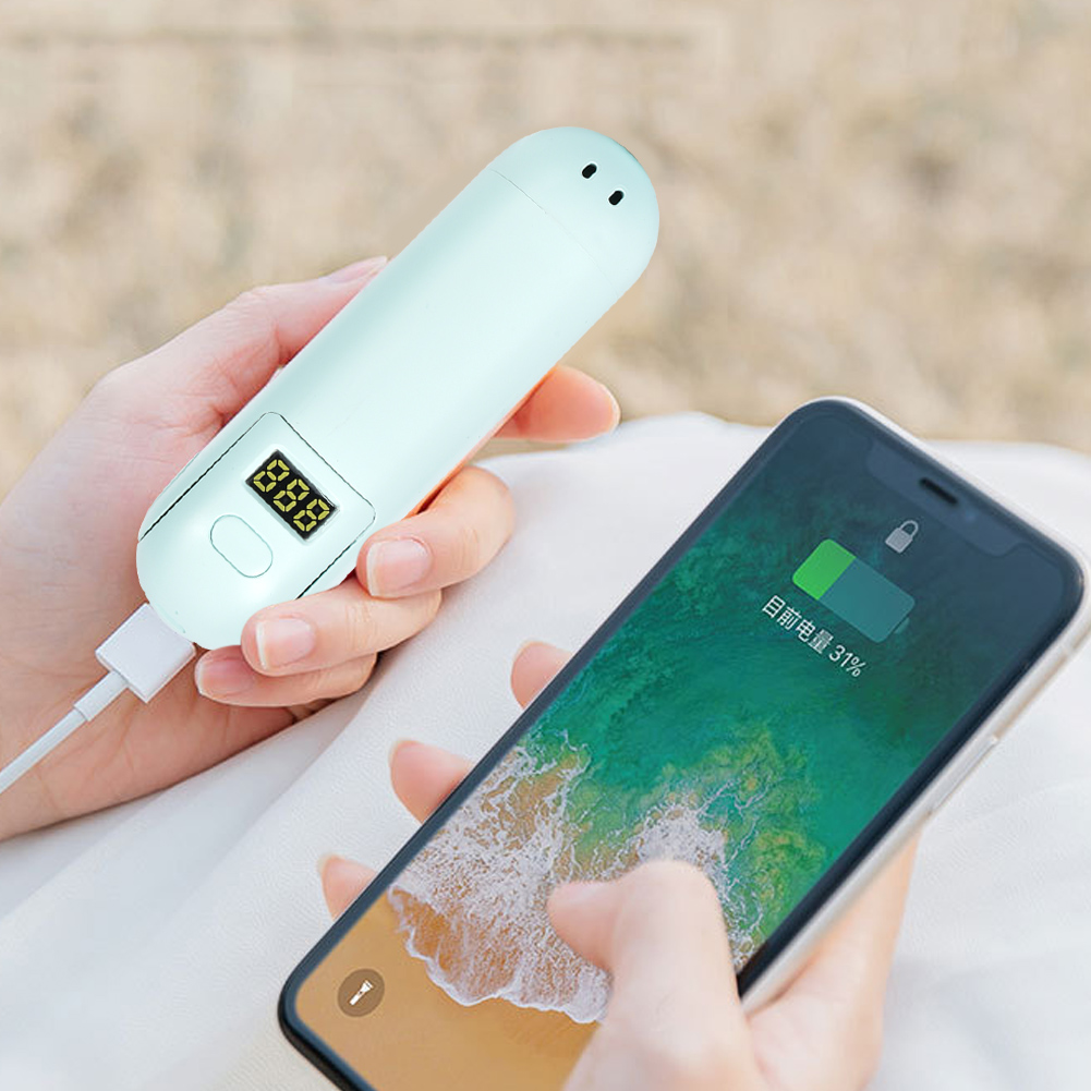 3-in-1-funktion: Faltbarer Mini-ventilator, Tragbar, Ideal Für Studenten Und Reisen, Usb-ladefunktion, Grün