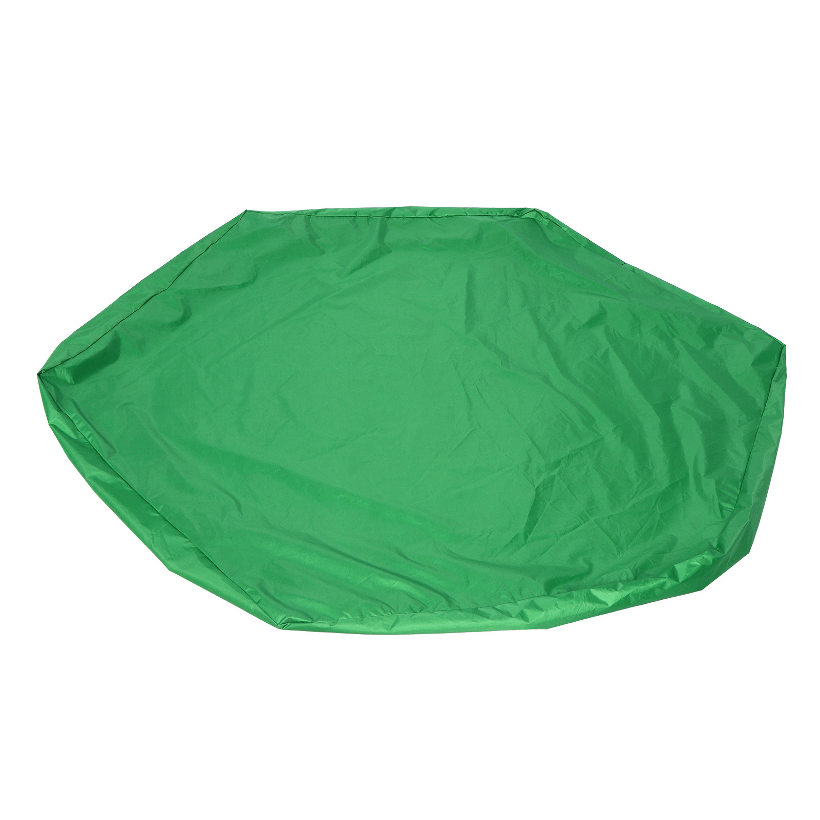 Wasserdichte, Sechseckige Sandkastenabdeckung Für Kinder, Sonnenschutz Für Garten, Badewanne, Grün, 140 X 110 X 20 Cm