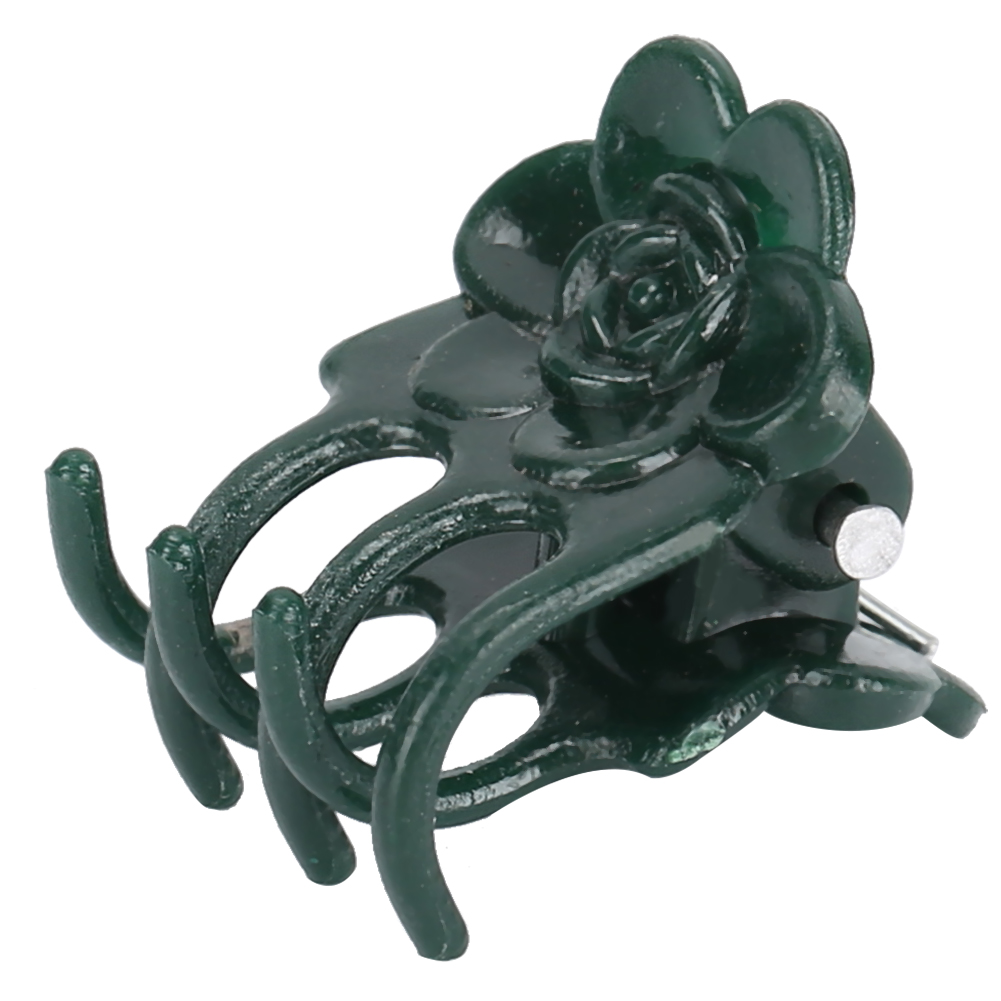 200 Stück Wunderschöne Rosenförmige Pflanzenclips, Gartenblumenstängel-stützclips, Befestigungszubehör, Grün