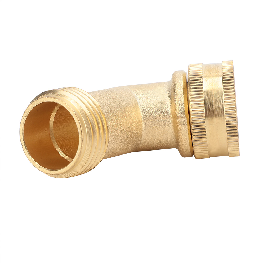 3/4" Messing-winkel-kugelhahn-schlauchanschlussadapter Mit Dichtung Für Den Garten