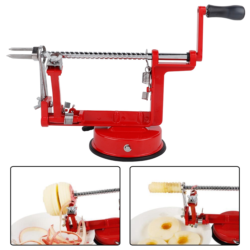 3-in-1 Multifunktions-handkurbel-obstschäler Aus Metall – Küchenhelfer