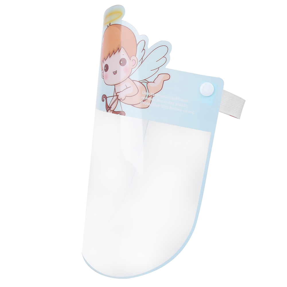 10 Stück Niedliche, Speichelabweisende Gesichtsmasken Mit Cartoon-motiven Für Kinder, Transparent, Ideal Für Outdoor-reiten Und Babys