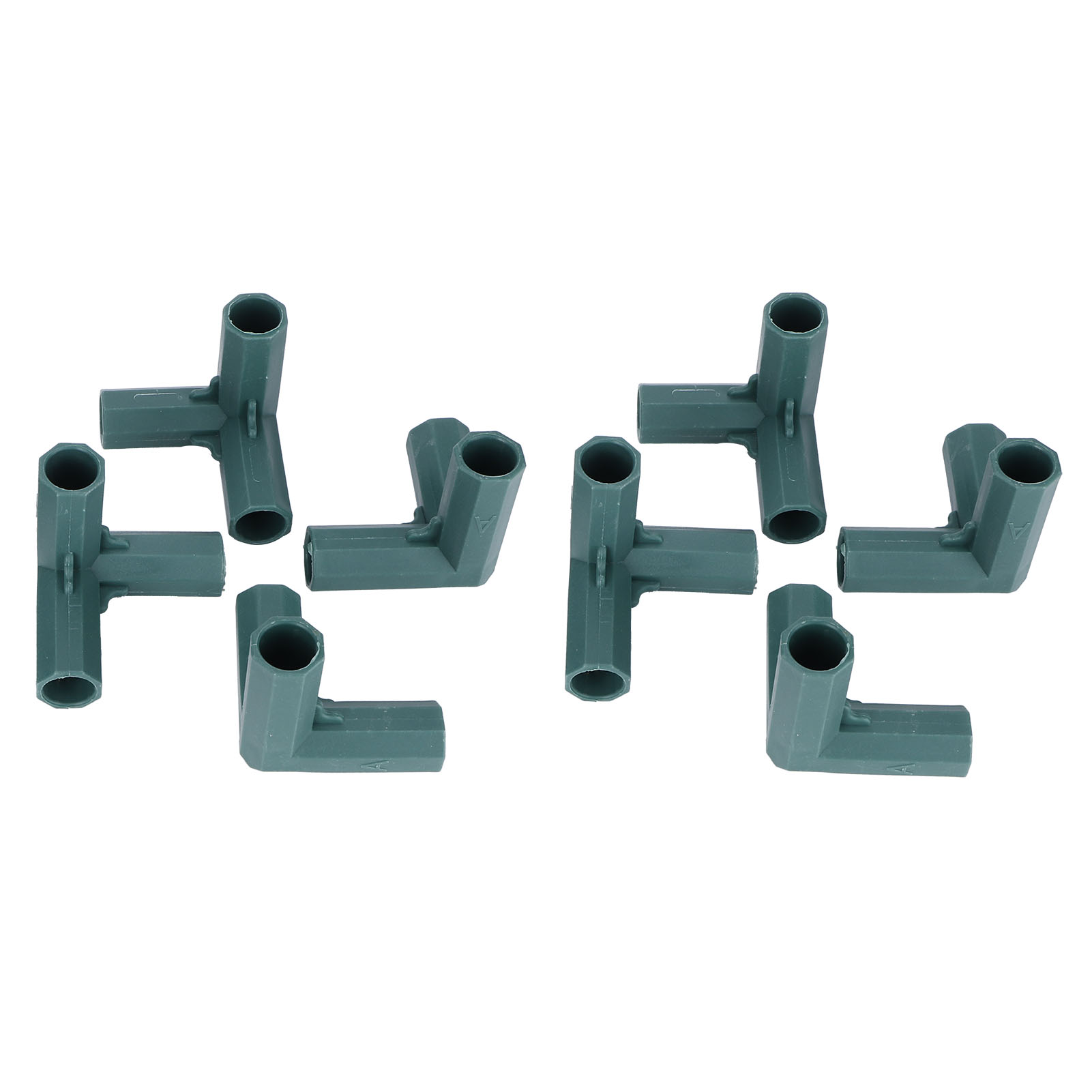Stück 3-wege-pflanzenstützverbinder Aus Kunststoff, Garten-kletterpfähle, Gewächshauszubehör