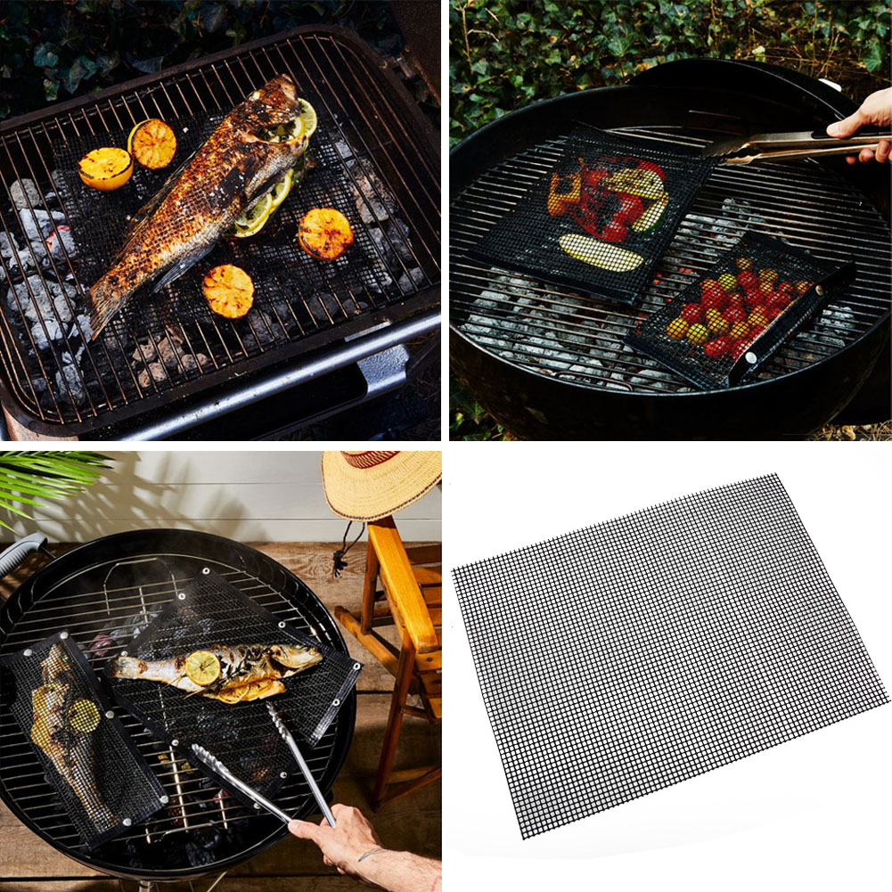 30 X 40 Cm Wiederverwendbare Antihaft-grillmatte Für Den Außenbereich, Küchenzubehör Zum Grillen