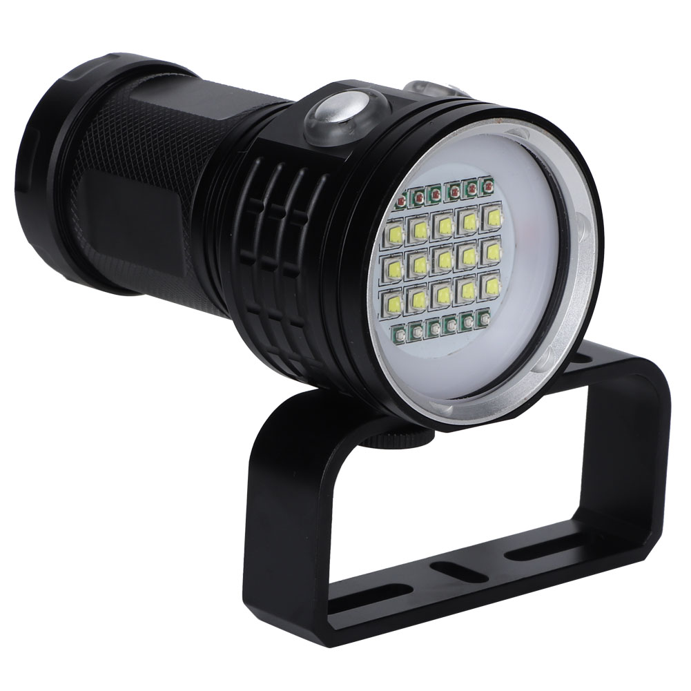 Led Ip68 Wasserdichte Taucherlampe, Superhelle Taschenlampe Für Outdoor- Und Unterwassersportarten B15