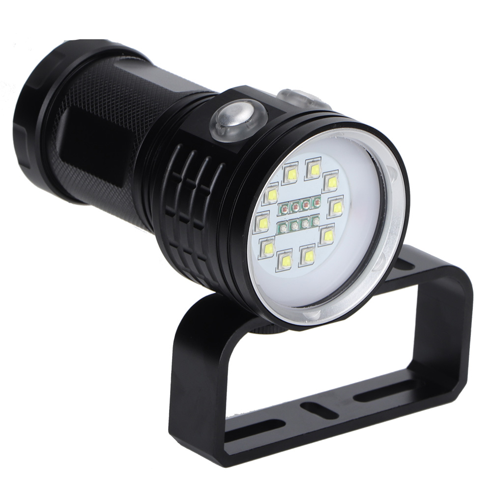 Led Ip68 Wasserdichte Taucherlampe, Superhelle Taschenlampe Für Outdoor-unterwassersportarten B11
