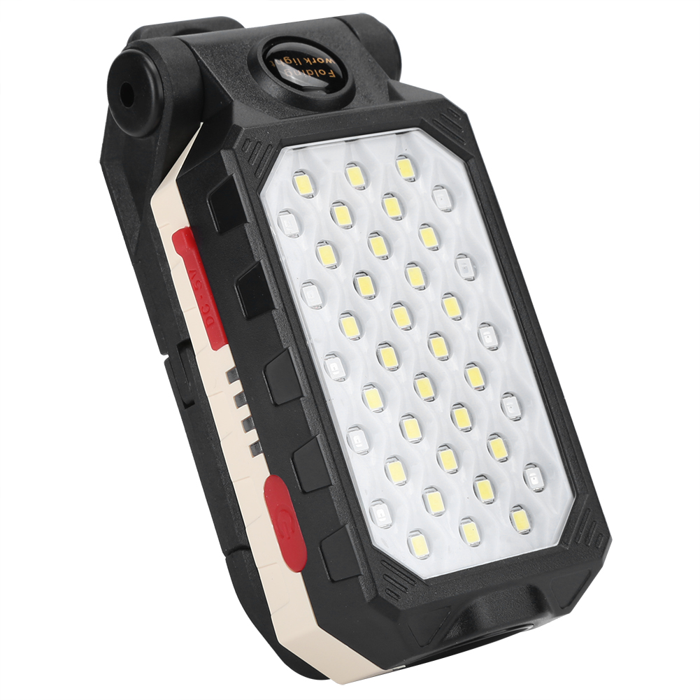 Tragbare Led-arbeitsleuchte, Usb-wiederaufladbar, Faltbar, Mit Magnet Und Arbeitslampe Für Autoreparaturen