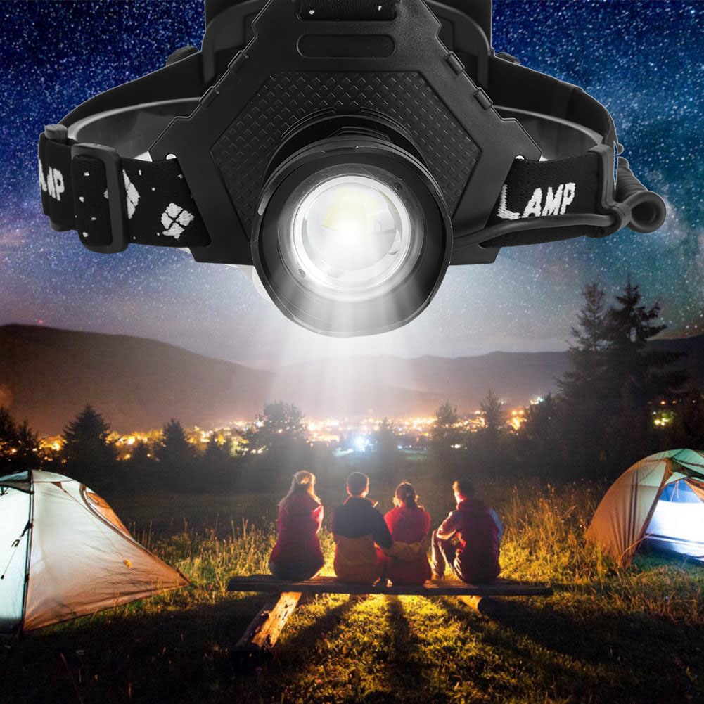 Starke Xhp70 Stirnlampe Mit Usb-ladefunktion, Teleskop-zoom, Angel-stirnlampe, Außenbeleuchtung