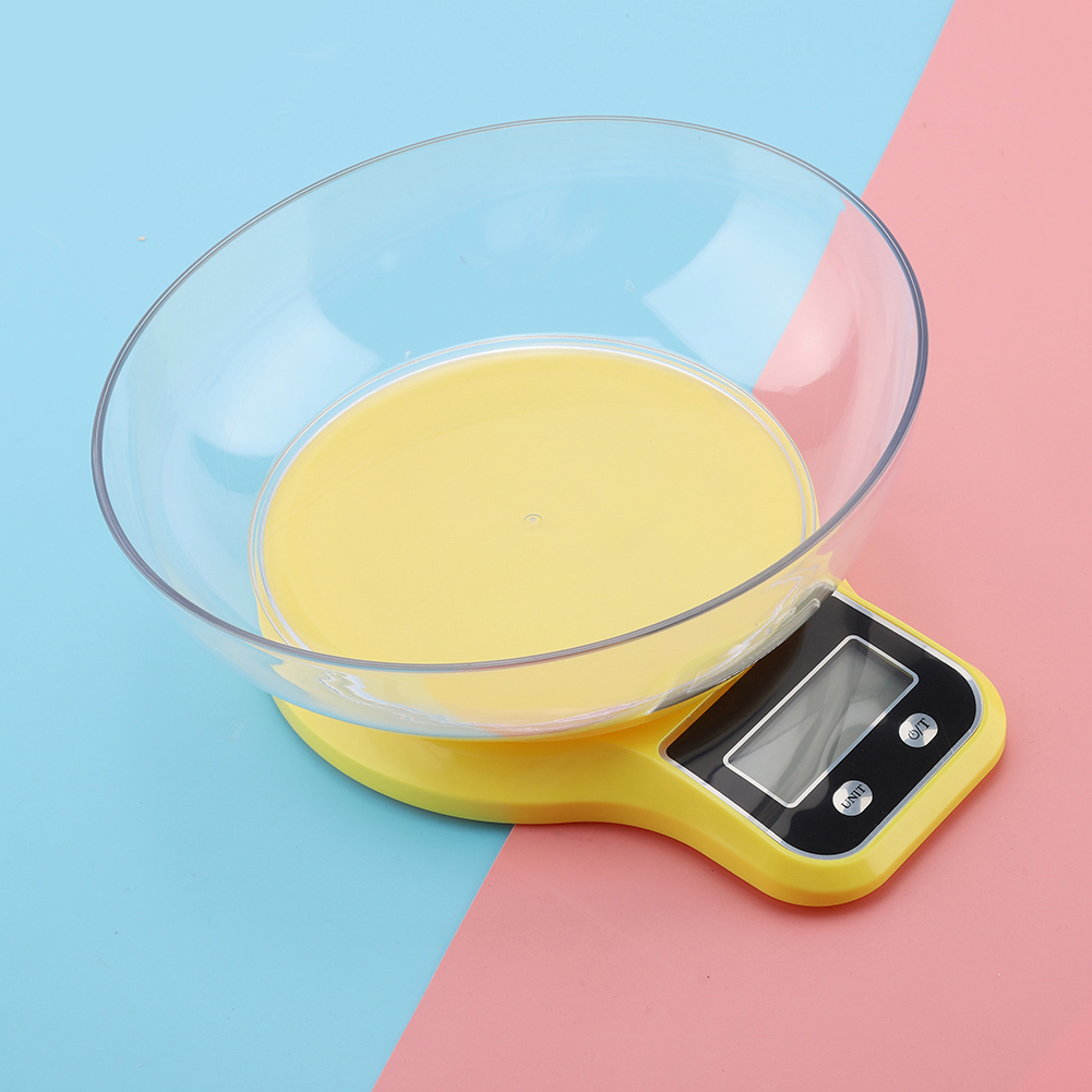 Wh-b21lw Digitale Küchenwaage Mit Schüssel (gelb)