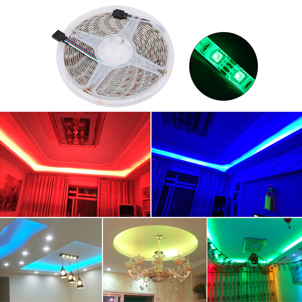 Rgb 12v 5050 Smd 300led Led-streifenlicht Diy-rollenlampe Für Tv-hintergrunddekorationen