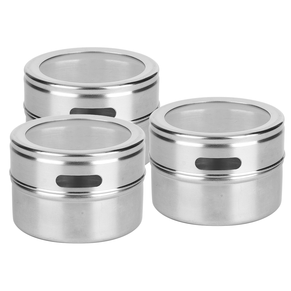 3-teiliges Gewürzset Aus Edelstahl – Behälter Für Gewürze Und Soßen, Küchen- Und Grillzubehör