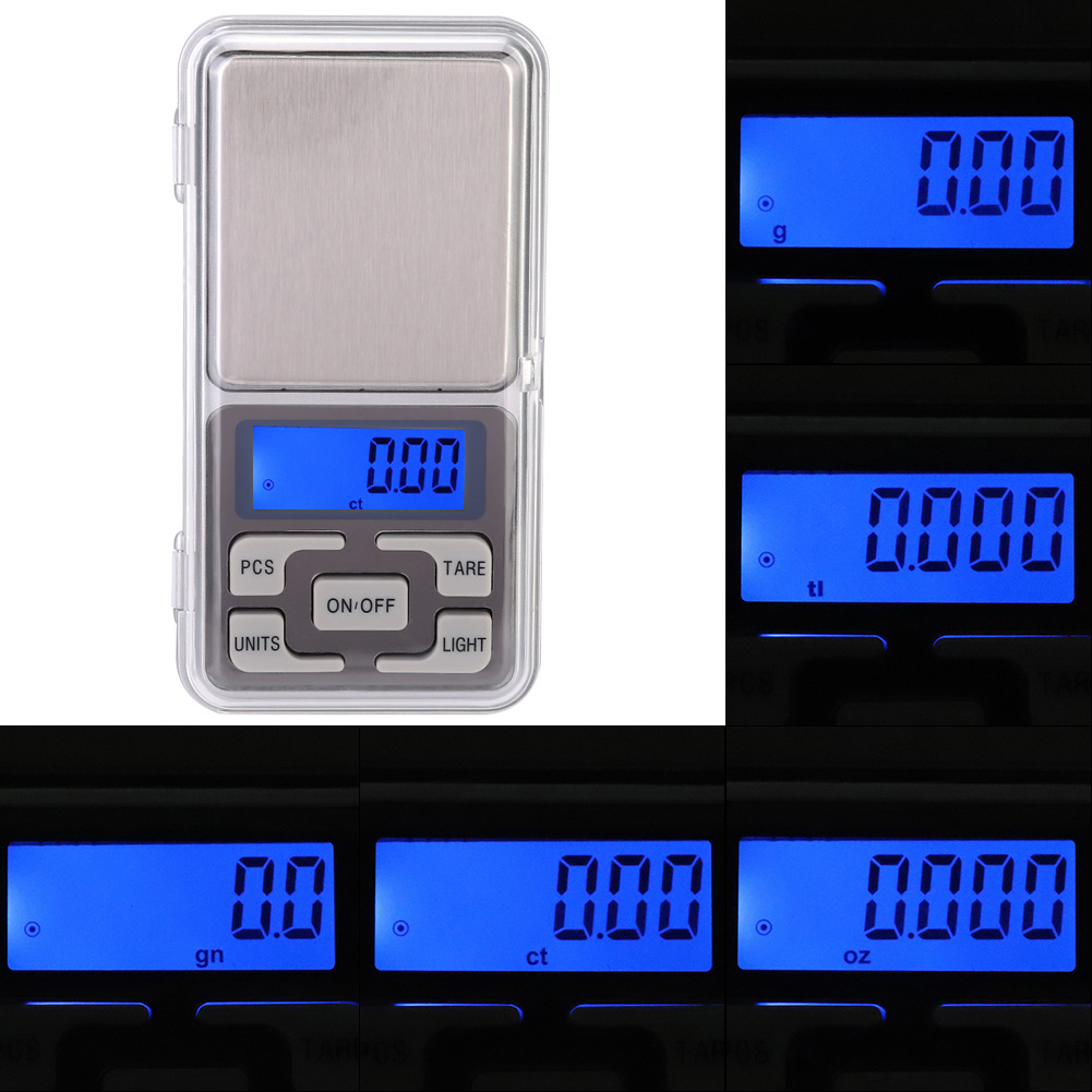 0,01 G Hochpräzise, Tragbare Mini-digitalwaage Mit Hintergrundbeleuchtung, Elektronische Lebensmittelwaage, 100 G