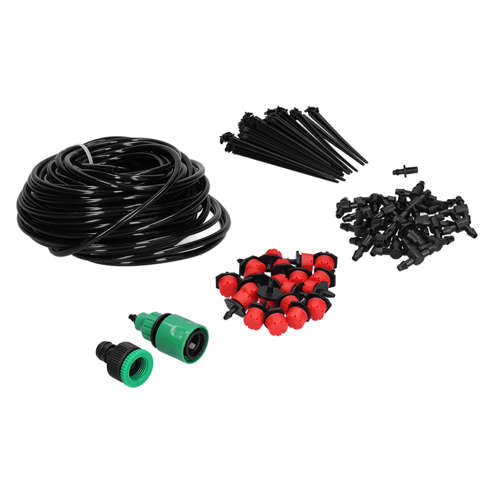 20 M 4/7 Schlauch Gartenbewässerungssystem Automatisches Tropfbewässerungsset Mit Verstellbarem Tropfer Für Blumentöpfe