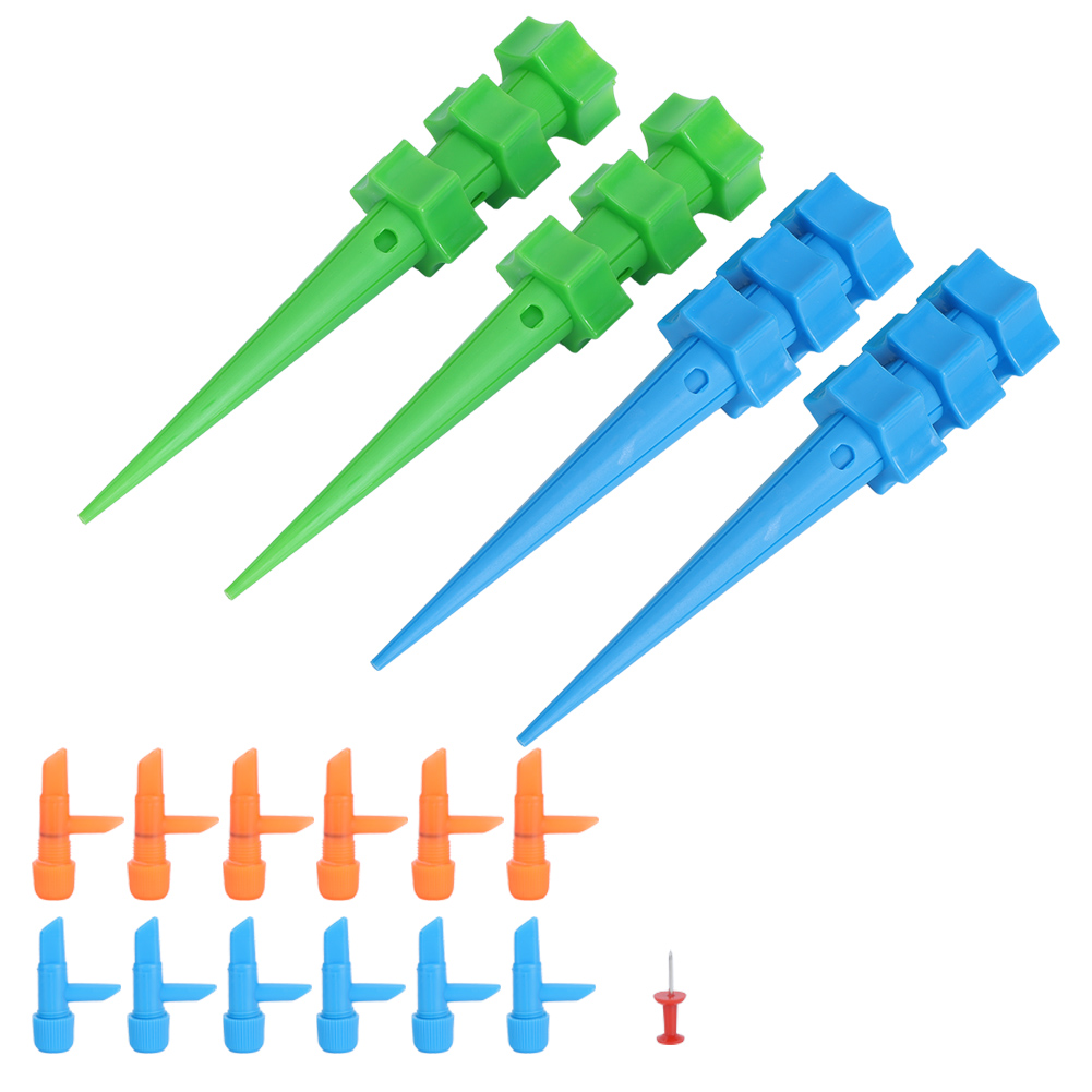 12-teiliges Set Verstellbarer Automatischer Bewässerungssprinkler Mit Ventil Für Blumentöpfe