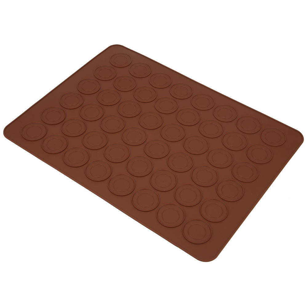 Silikon-backmatte Mit 48 Mulden Für Macarons, Antihaftbeschichtet, Ideal Für Den Backofen, Diy-küchenzubehör