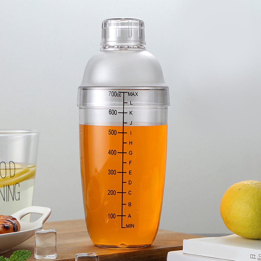 Verdickter, Manueller Cocktailshaker Mit Transparenter Skala – Barkeeper-werkzeug