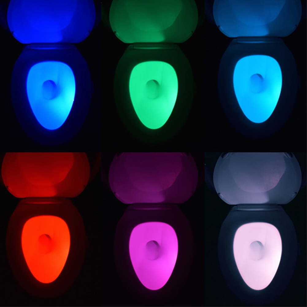 Wasserdichte Toilettenleuchte Mit Bewegungsmelder, Led-nachtlampe Mit Uv-licht Für Das Badezimmer
