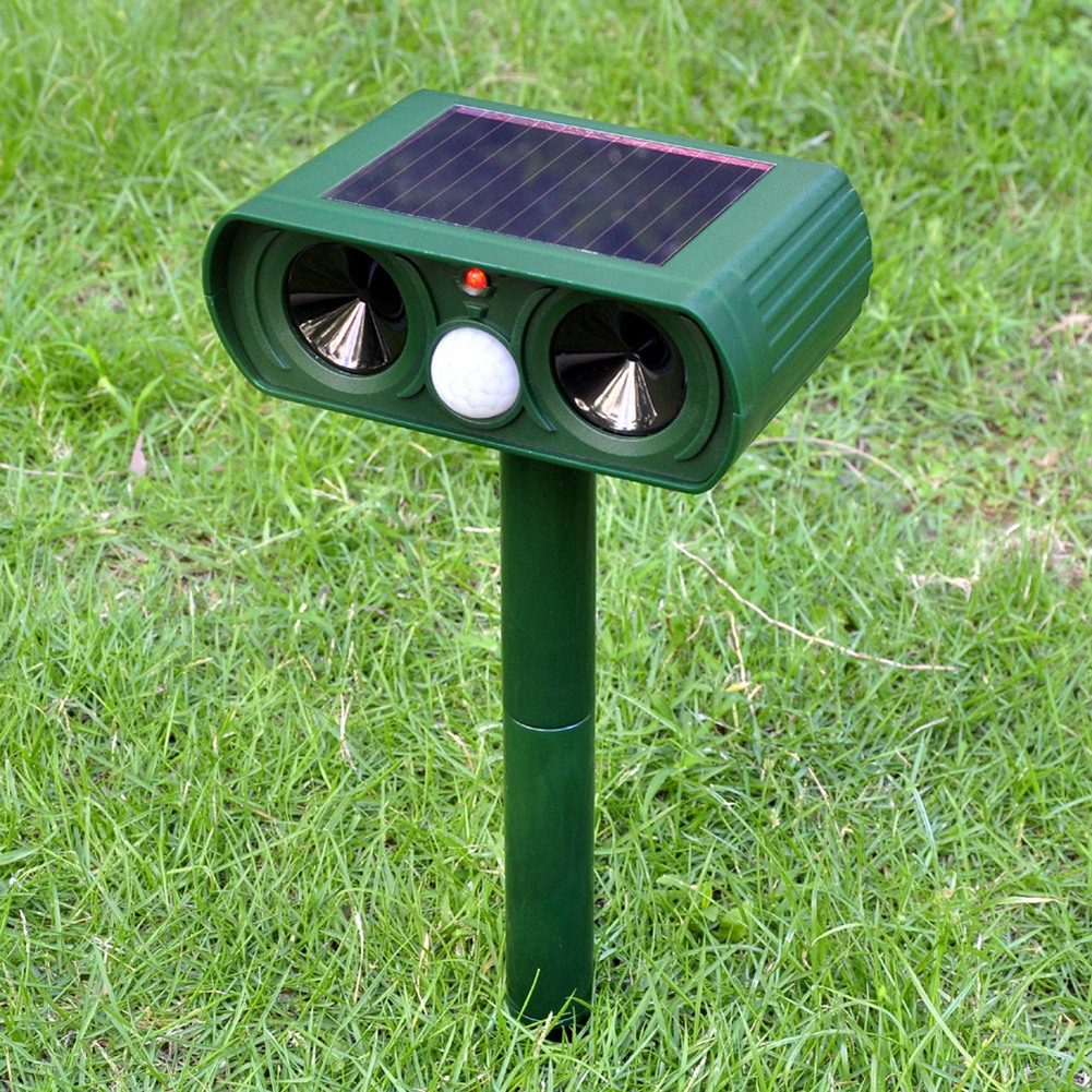 Wasserdichter, Solarbetriebener Tiervertreiber Für Den Außenbereich, Ultraschall-infrarot-maus- Und Vogelabwehr