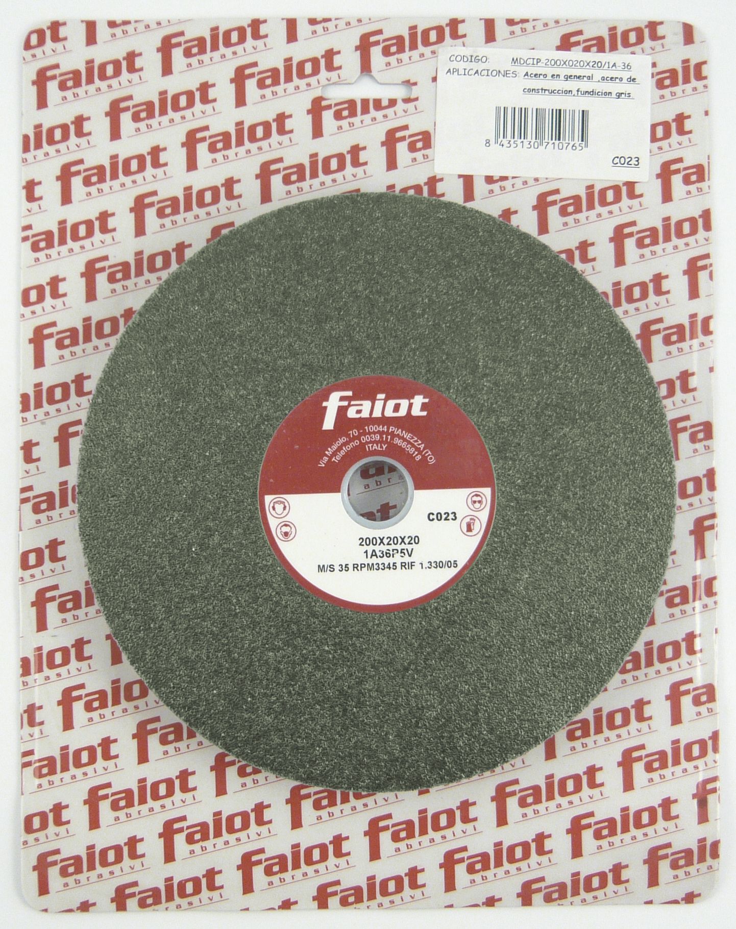 Faiot B Schleifscheibe, 175x25x32 Mm, Mit 80er Körnung Zum Polieren Und Schleifen.