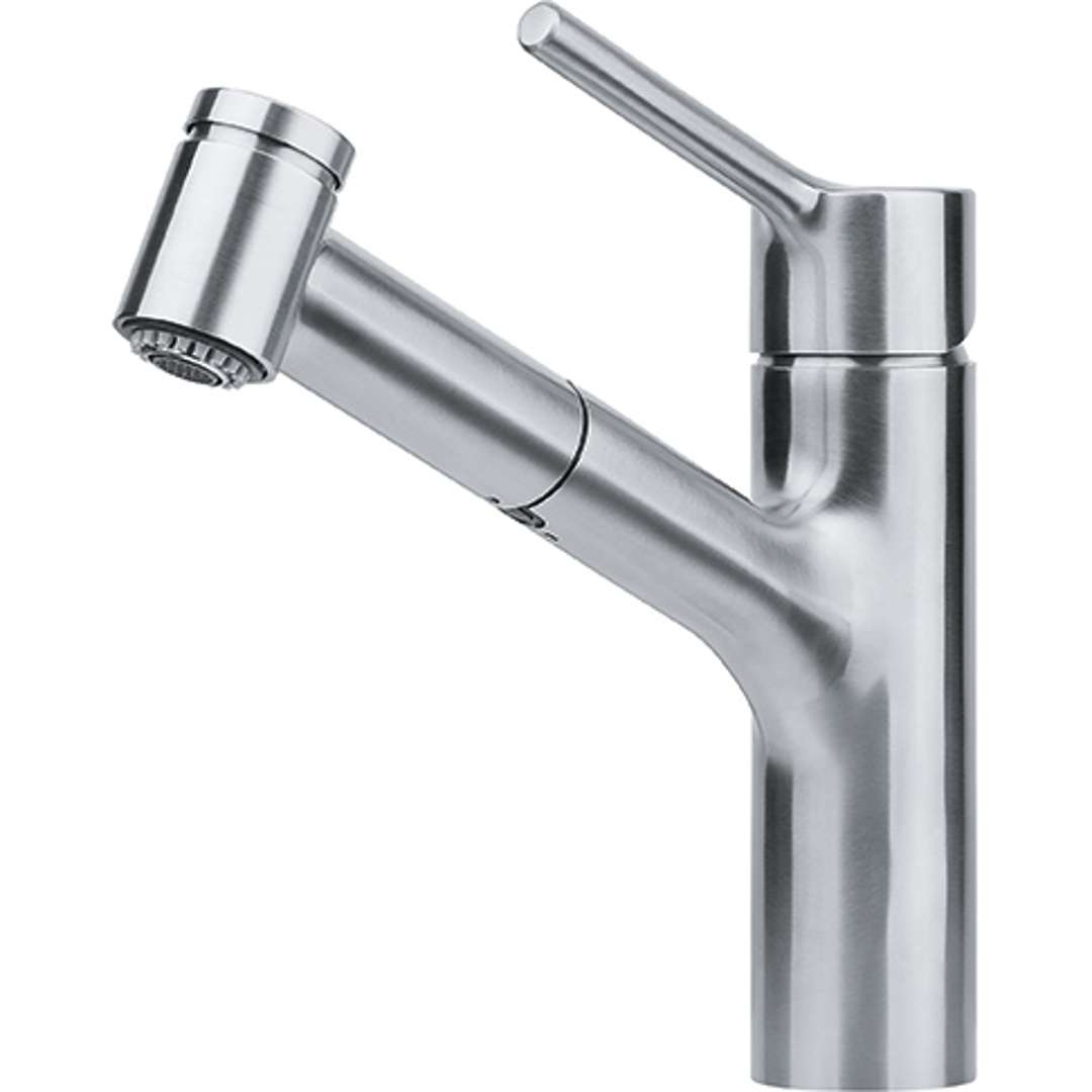Franke - Taros Neo - Spültischarmatur Fc 6386.501 Mit Ausziehbarer Brause, Edelstahl 115.0596.386