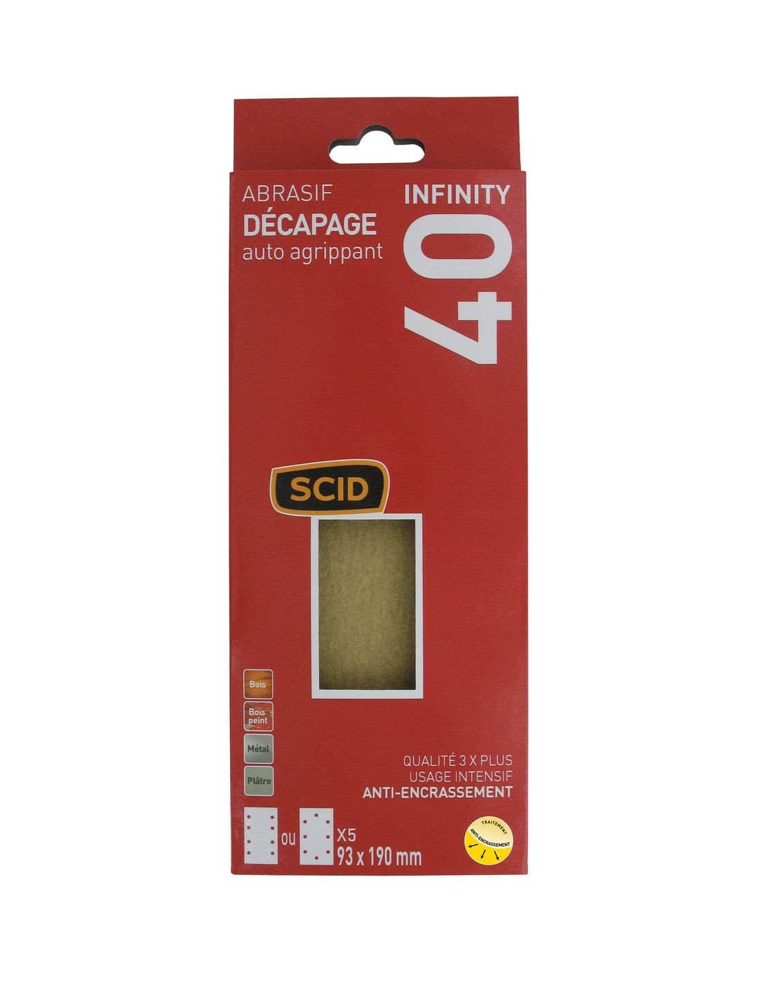 Patin De Ponçage Infinity G40 Ponçage Intensif Gros Grain - Scid