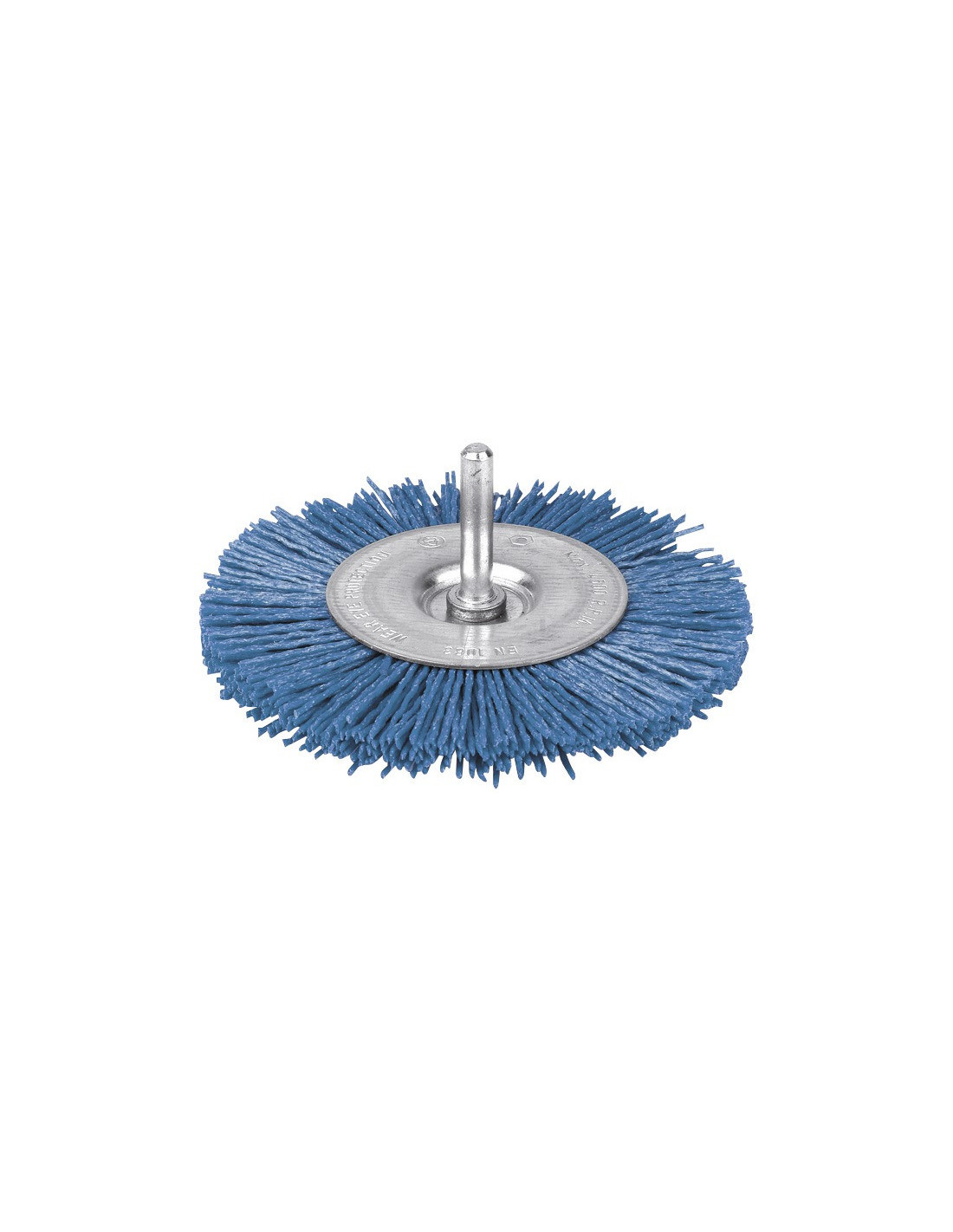 Brosse Circulaire Nylon Bleue 75mm Nettoyage Doux Surfaces Délicates - Scid