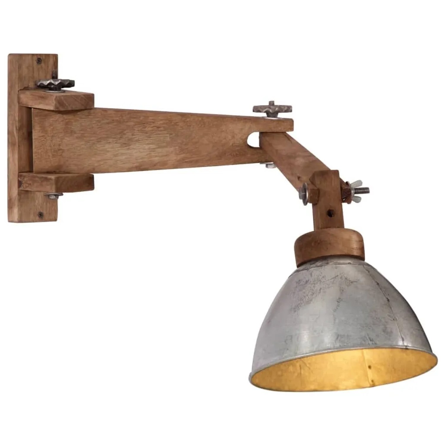 Wandleuchte 25 W Vintage Silbern E27 Vidaxl
