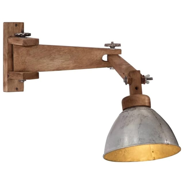 Wandleuchte 25 W Vintage Silbern E27 Vidaxl