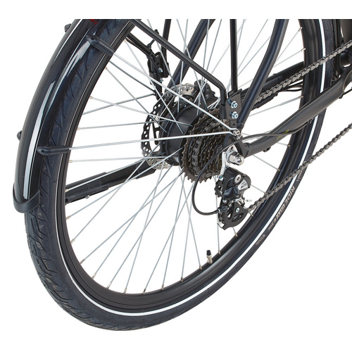 PROPHETE E-Bike Trekking »Entdecker 2.0«, 28 Zoll, heckmotor 36 V, 8-Gang, schwarz