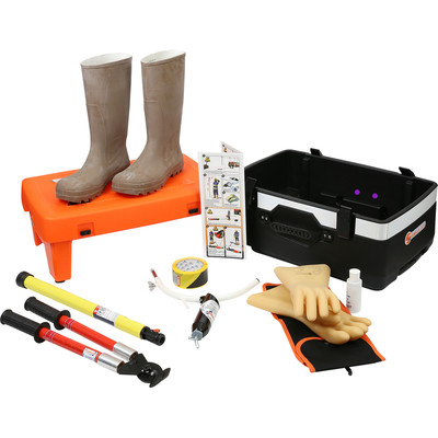 KS Tools Mobiles Rettungsset für max. 25 kV, 10-tlg