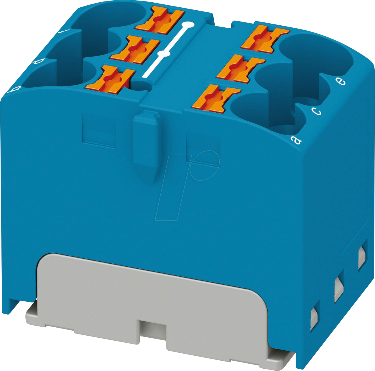 PHOE 3273924 - Verteilerblock PTFIX, 6x4, blau