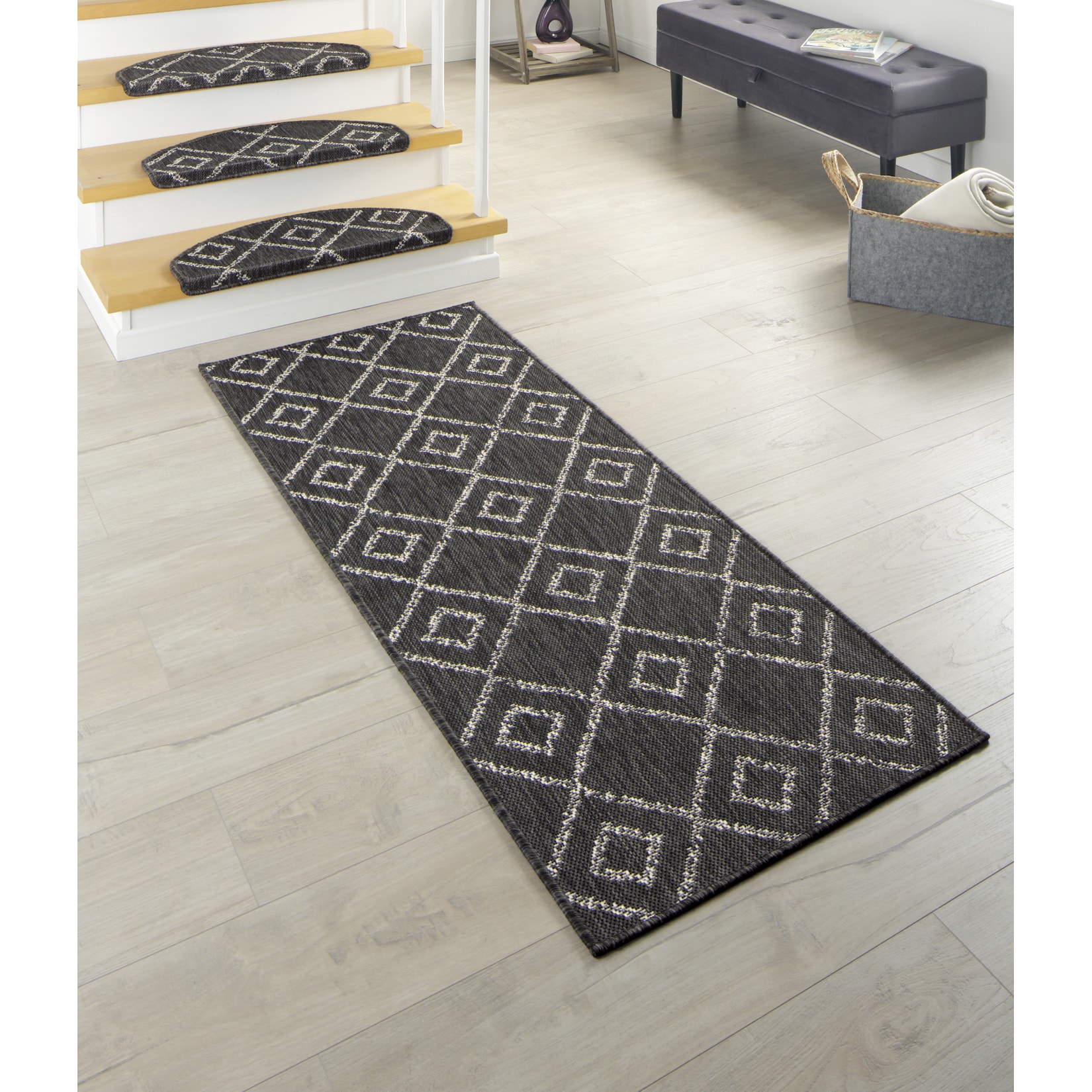 Peyer Syntex 1 Teppich Livia Grafik Fb. anthrazit 120/170 cm