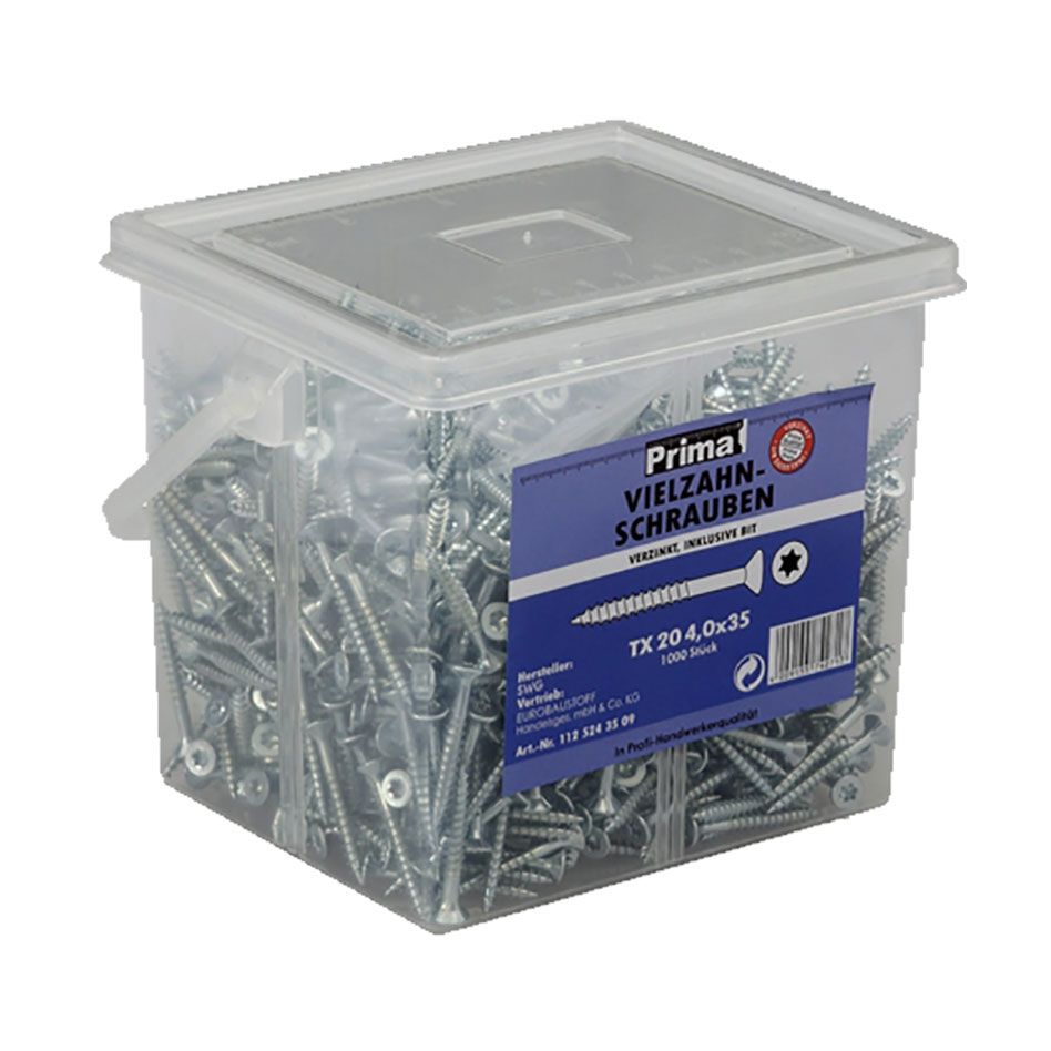 Fischer Prima Universalschraube FCII CPT, 60 mm, 4,5 mm, 1 Pack