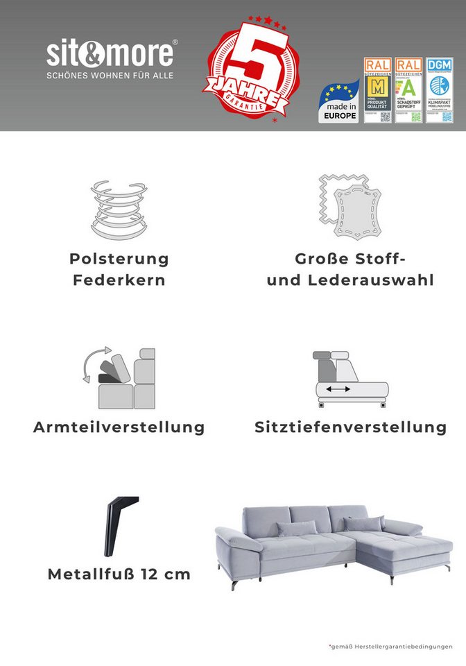 OTTO home Sofa-Kopfstütze Costello, B: 48 cm, (2-St), Set: 2 Stück, passend zur Serie Bild 4