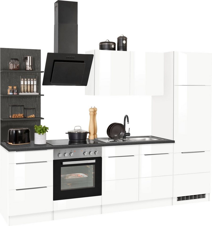 KOCHSTATION Küchenzeile KS-Brindisi, Breite 210 cm, wahlweise mit E-Geräten, mit MDF-Fronten Bild 5