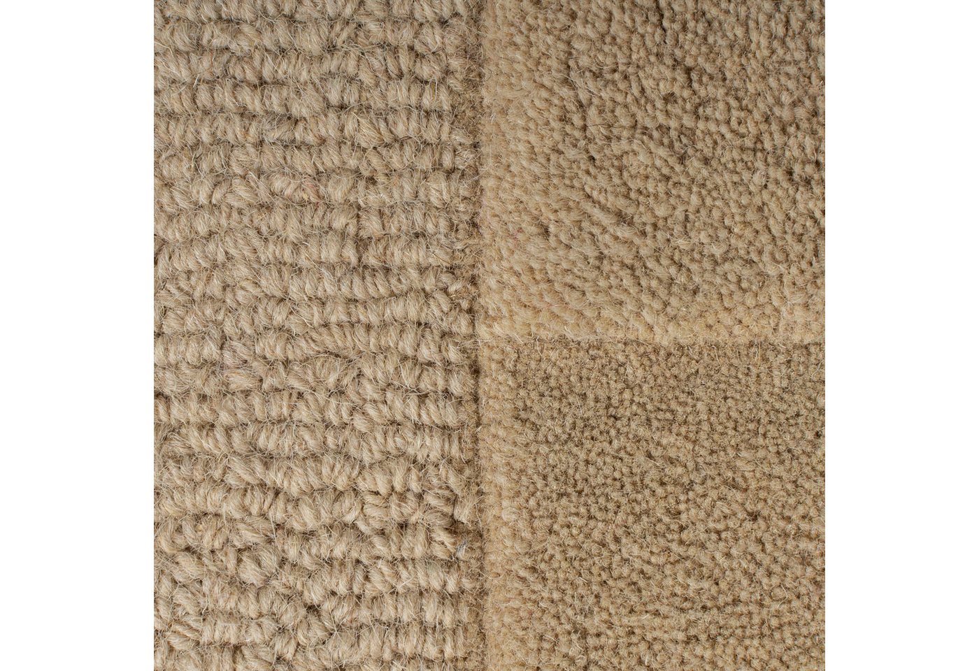 FLAIR RUGS Teppich GIGI, rechteckig, Höhe: 8 mm, aus 100% Wolle, geometrisches Design, fußbodenheizungsgeeignet
