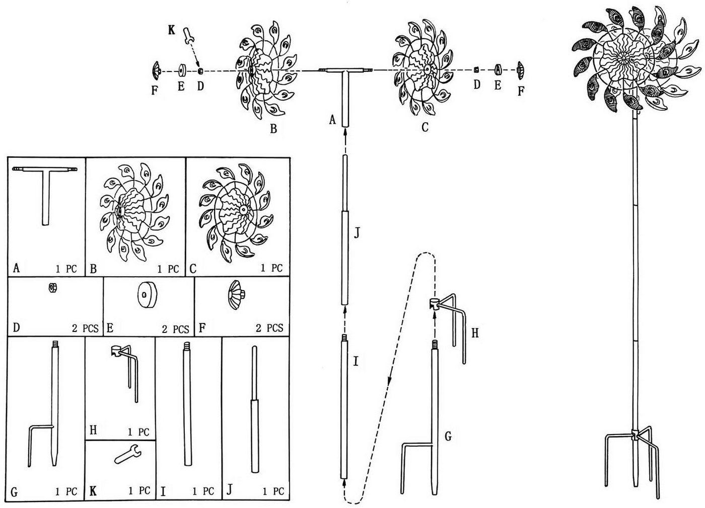 locker Gartenstecker 42525-06 (1-St) Bild 5