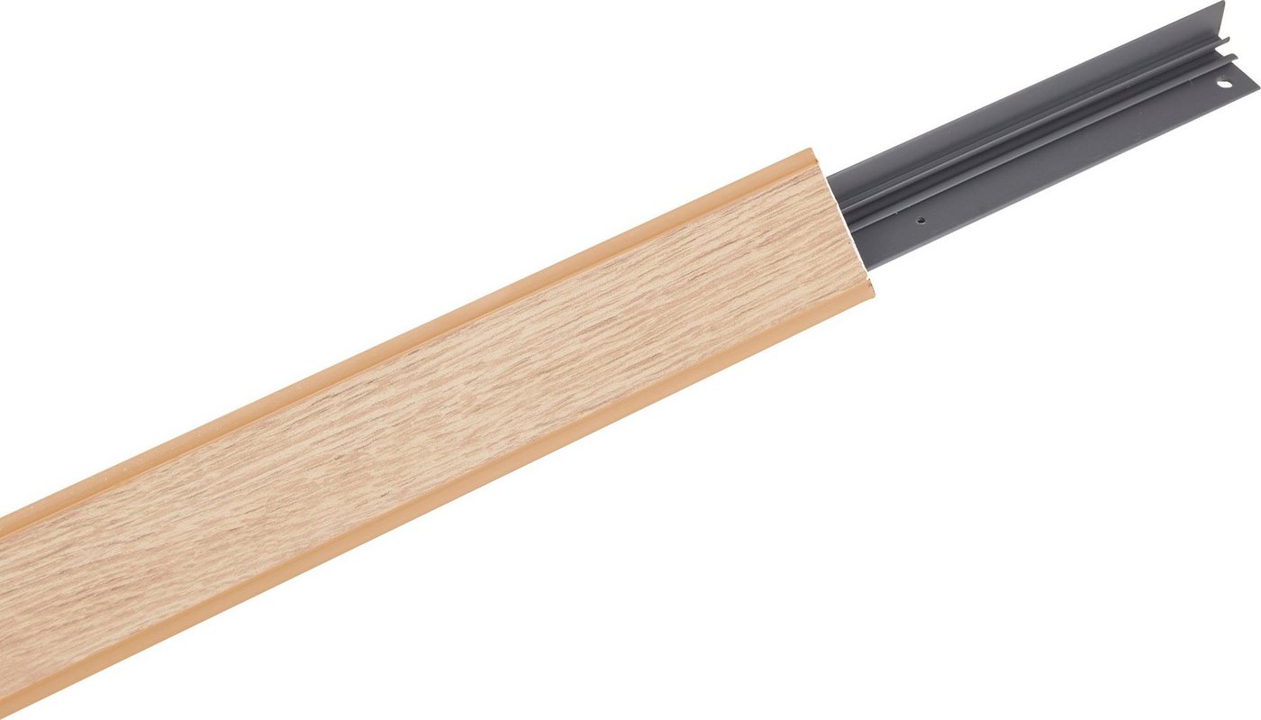 nobilia® Abschlussleiste WAP, Kunststoff, zum Anschrauben, individuell kürzbar, Maße (B/T/H): 200/2,5/2,5 cm Bild 4