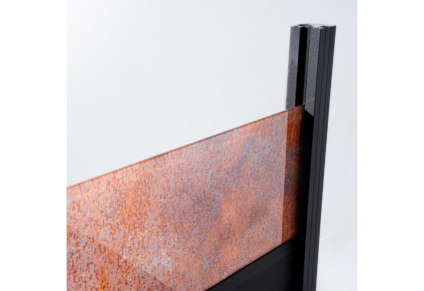 STAKET PRO Gartenzaun Komplettzaun Paneel 150, LxH: 552,6x187 cm, 3 Elemente á 180 cm Breite + Cortenstahl Bild 4