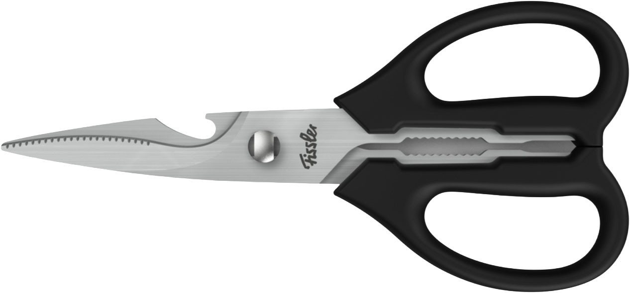 Fissler Universalschere Haushaltsschere, (1-tlg), mit Sägeschliff, Flaschenöffner, für Linkshänder & Rechtshänder Bild 2
