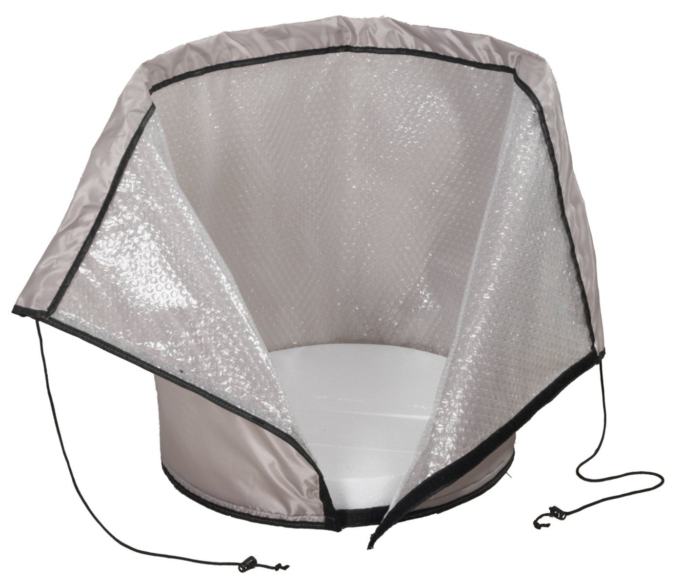 Maximex Winterschutzhaube Thermo-Pflanztopf-Sack, Frostschutz für Pflanzkübel, extra dicke Bodenplatte, ØxH: 45x55 cm Bild 2
