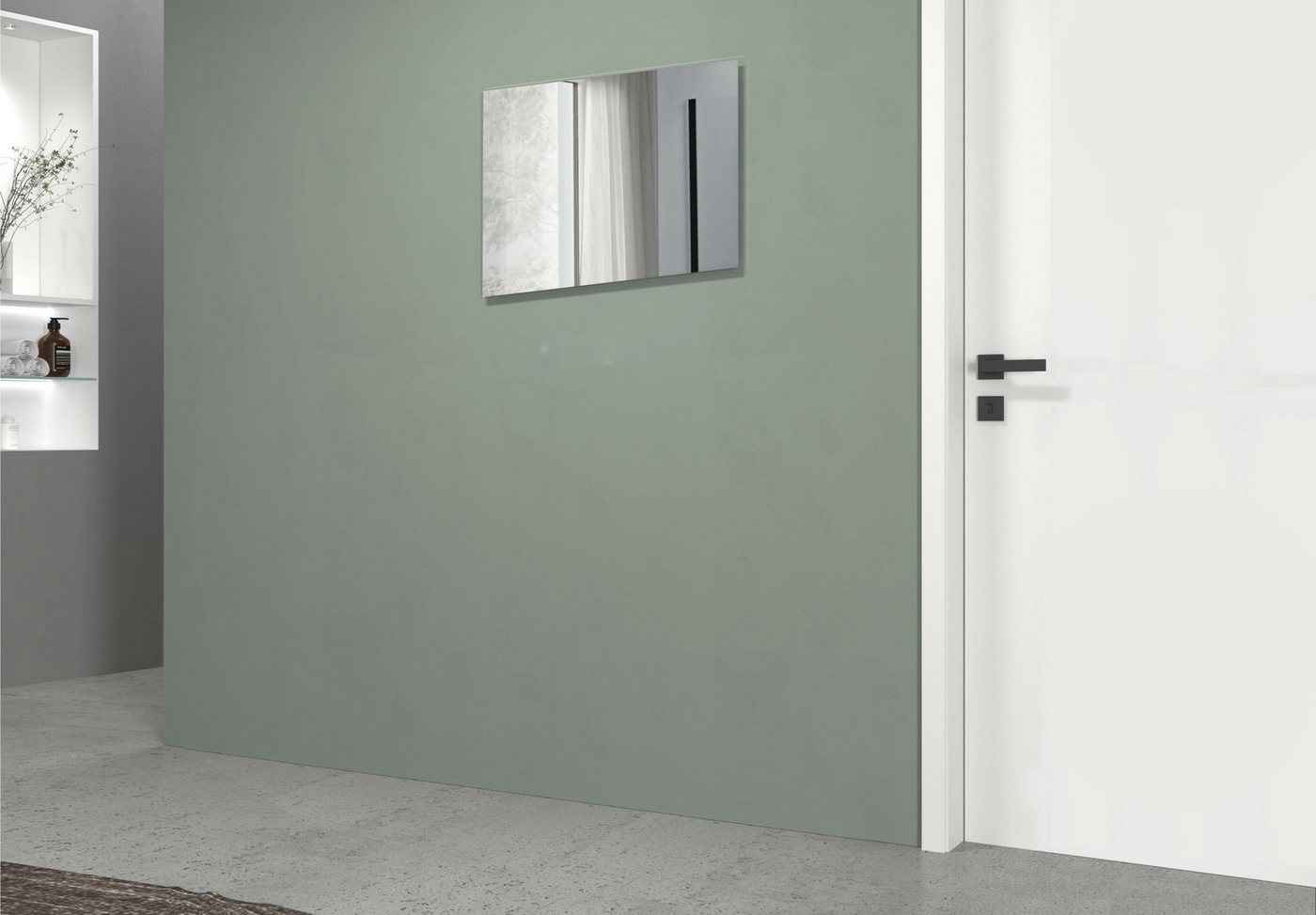 welltime Badspiegel Vela, Spiegel in zwei Breiten 55 und 75 cm (1-St), Breite 55 cm-Passend zur Serie Vela Bild 4
