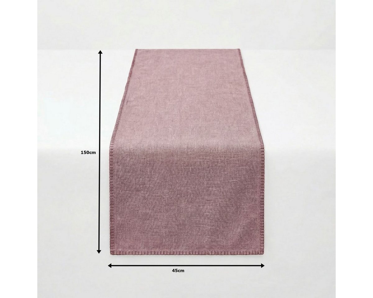 Home affaire Tischläufer Tischläufer rose 45x150cm (1-tlg) Bild 5