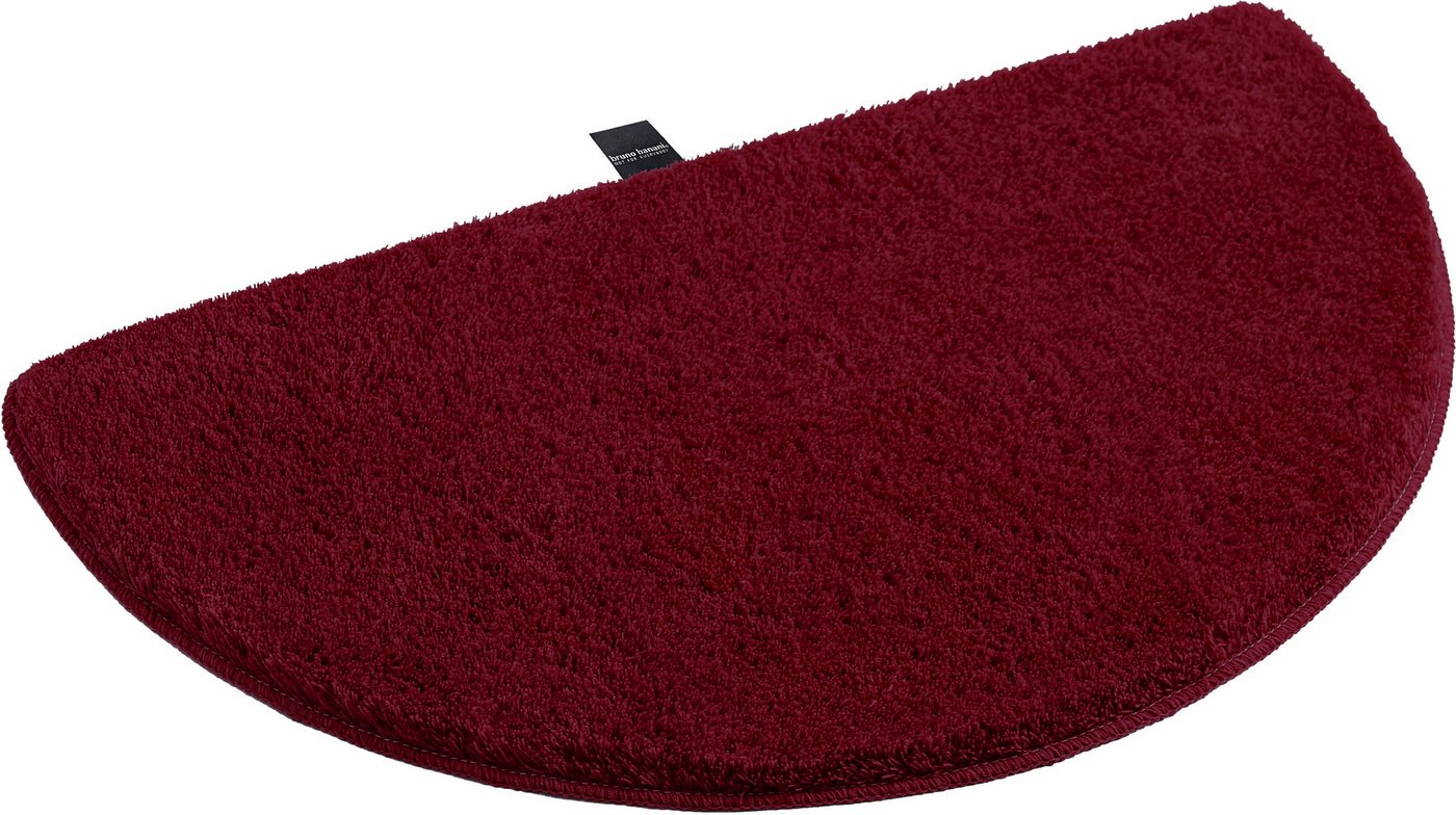Bruno Banani Badematte Lana, Standard und Premium Qualität, Badvorleger, Badezimmer, Höhe 25 mm, rutschhemmend beschichtet, schnell trocknend, strapazierfähig, fußbodenheizungsgeeignet, Polyacryl, rechteckig, 3-tlg. Stand-WC Set, Badteppich, Badematten, unifarben, auch als 3 teiliges Set & rund Bild 3
