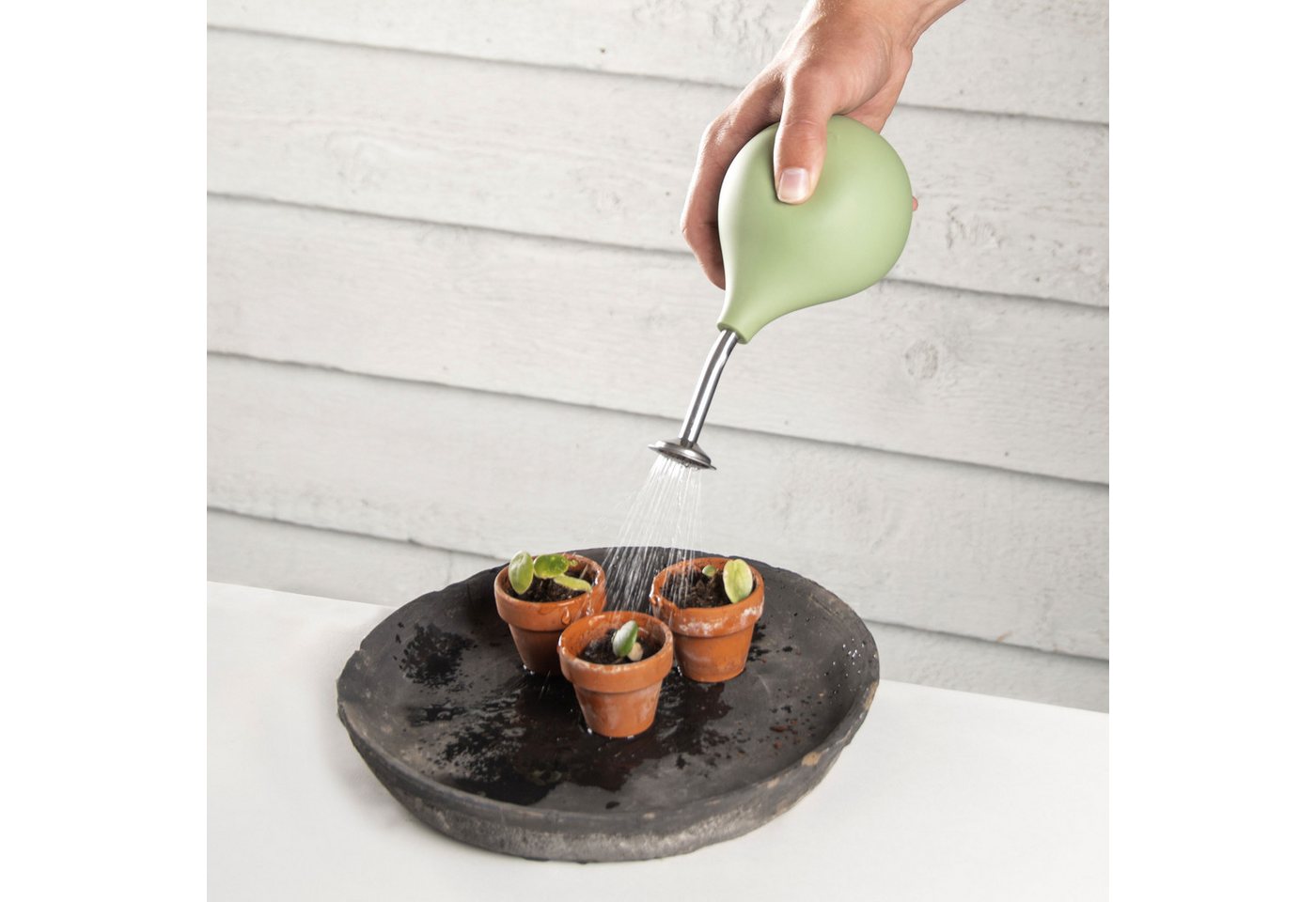 Dekowunder Gießkanne KLEIN MINT Pflanzen Sprüher 240 ml – Zerstäuber für Blumen & Pflanzen Bild 2