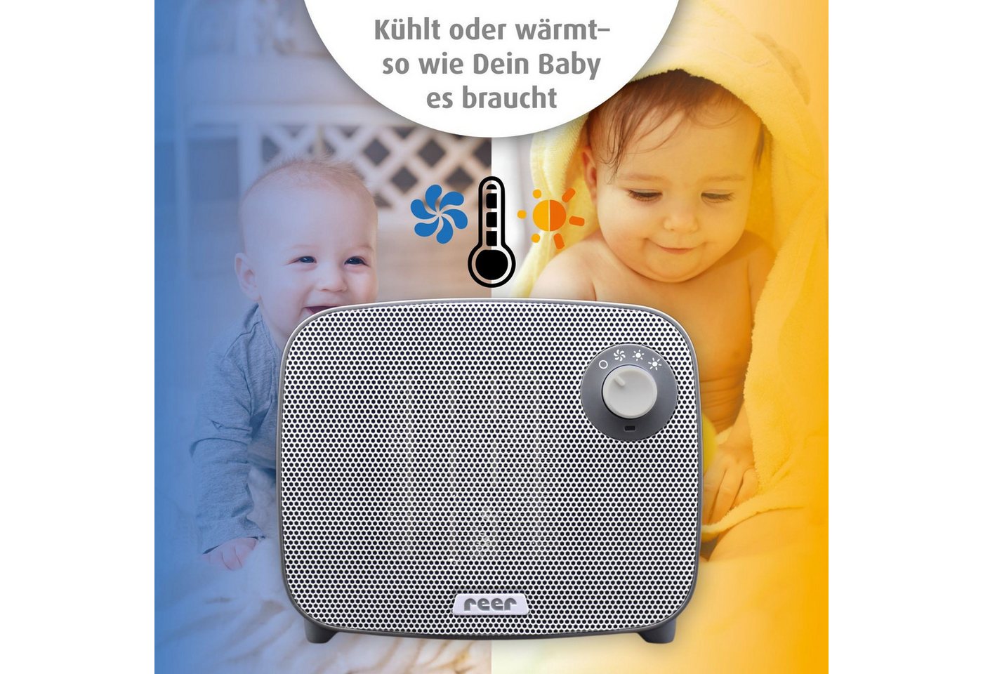 Reer Wickeltisch-Heizstrahler FeelWell 3in1